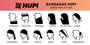 Bandana HUPI - Simbol Pink
