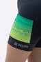 Bermuda Compressão Feminina HUPI Run Curta Colors Verde