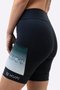 Bermuda Compressão Feminina HUPI Run Longa Colors Cinza
