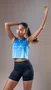 Bermuda de Compressão Feminina HUPI Curta Major Preta