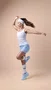 Bermuda de Compressão Feminina HUPI Curta Major Azul