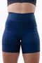 Bermuda de Compressão Feminina HUPI Run Curta Azul Marinho