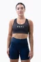 Bermuda de Compressão Feminina HUPI Run Curta Azul Marinho