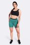 Bermuda Fitness Energi Feminina - Verde/Preto