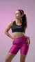 Bermuda Fitness Feminina HUPI Color Rosa