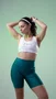 Bermuda Fitness Feminina HUPI Color Verde