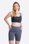Bermuda HUPI Feminina Trainer Lift Cinza