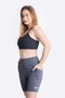 Bermuda HUPI Feminina Trainer Lift Cinza