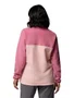Blusa Fleece Columbia Feminina Benton Springs 1/2 Snap Pull Over II Rosa