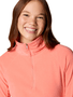 Blusão Fleece Columbia Feminino Glacial IV Coral