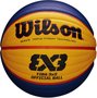 Bola de Basquete Wilson Fiba 3x3 Amarelo e Azul