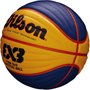 Bola de Basquete Wilson Fiba 3x3 Amarelo e Azul