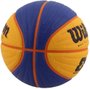 Bola de Basquete Wilson Fiba 3x3 Amarelo e Azul