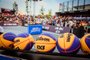 Bola de Basquete Wilson Fiba 3x3 Amarelo e Azul