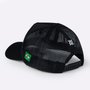 Boné HUPI Racing Preto/Branco Bordado