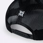 Boné HUPI Racing Preto/Branco Bordado