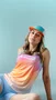 Boné HUPI Run Supreme Air Laranja e Rosa