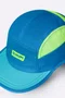 Boné Para Corrida HUPI Run Fast Air Azul e Verde