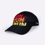 Boné para Corrida HUPI Run Run Run Preto