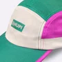 Boné para Corrida HUPI Run Verde/Rosa