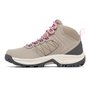 Bota Columbia Feminina Transverse Hike Waterproof Bege e Rosa 