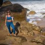 Calça Legging HUPI Eclipse - Azul
