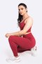 Calça Legging HUPI Eclipse - Bordo