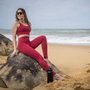 Calça Legging HUPI Eclipse - Bordo