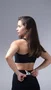 Calça Legging para corrida HUPI Femme Feminino Preto