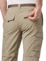 Calça Columbia Masculina Silver Ridge Convertible Cáqui