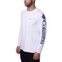 Camiseta Columbia Masculino Aurora Branco Manga Longa