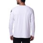 Camiseta Columbia Masculino Aurora Branco Manga Longa