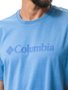 Camiseta Columbia Basic Logo II Branded Azul Masculino