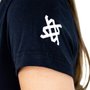 Camiseta Casual HUPI Pellt Feminina Babylook Preto