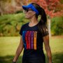 Camiseta Casual HUPI Pellt Feminina Babylook Preto
