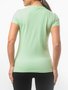 Camiseta Columbia Basica Bordado Verde Feminino