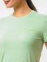 Camiseta Columbia Basica Bordado Verde Feminino
