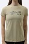 Camiseta Columbia Branded Bouquet Bege Feminina