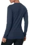Camiseta Columbia Feminina M/L Azul Marinho