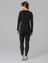 Camiseta Columbia Feminina Neblina Manga Longa Preto