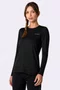 Camiseta Columbia Feminina Neblina Manga Longa Preto