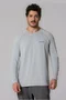 Camiseta Columbia Masculina M/L Aurora Cinza