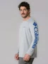 Camiseta Columbia Masculina M/L Aurora Cinza