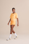 Camiseta Cropped Comfort Laranja