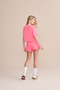 Camiseta Cropped Comfort Rosa Chiclete