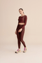 Blusa Cropped Air Move Broad Bordô