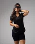 Camiseta Dry fit Feminina Preta HUPI Smart