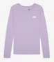 Camiseta Feminina Hyper Tee Manga Longa Lilás The North Face
