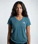 Camiseta Feminina The North Face Hyper Tee V-Neck Azul
