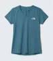 Camiseta Feminina The North Face Hyper Tee V-Neck Azul